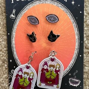 Disney Hocus Pocus Earrings Set